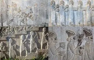  دیوارنگاره‌های تخت جمشید با هوش مصنوعی به حرکت درآمدند + ویدئو