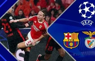 خلاصه بازی بنفیکا 4 - بارسلونا 5 + ویدئو