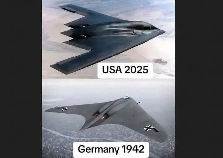 شباهت شگفت‌انگیز «بی ۲» به بمب‌افکنی که ارتش هیتلر ساخت