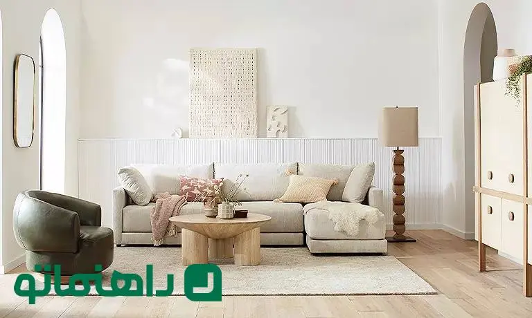 ایده های دکوراسیون خانه های کوچک با رنگ های خنثی برای ظاهری بی انتها