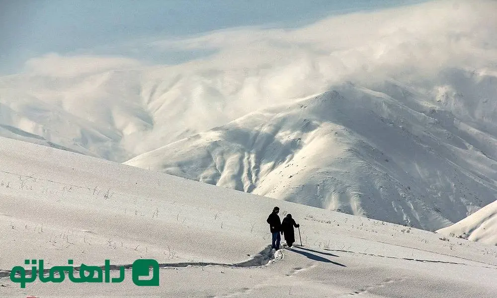 لذت برف‌بازی در پاییز؛ جاهای دیدنی ارومیه در روزهای برفی