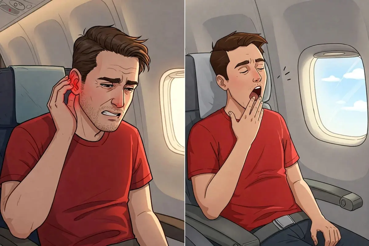 چرا در پرواز با هواپیما گوش‌هایمان می‌گیرد و چطور مانع این مشکل شویم؟