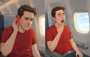 چرا در پرواز با هواپیما گوش‌هایمان می‌گیرد و چطور مانع این مشکل شویم؟