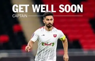 مدت زمان دوری امید عالیشاه از تمرینات پرسپولیس