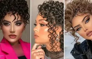 زیباترین مدل های آرایش موی فر مدرن در سال 2025