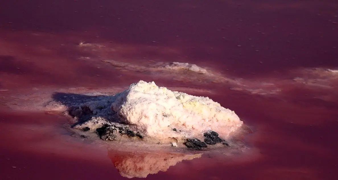 تغییر رنگ دریاچه مَهارلو