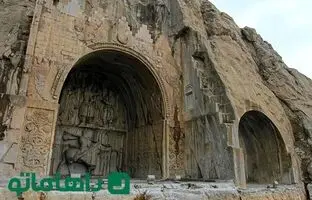 طاق بستان و دریاچه پرآبش، 150 سال قبل + تصاویر