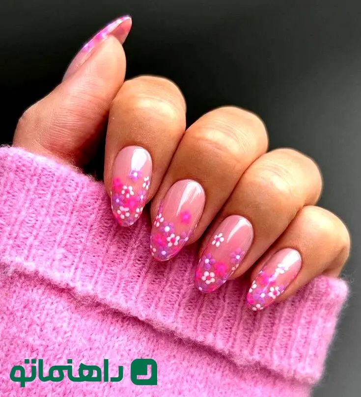 مدل ناخن ترند ۱۴۰۴؛ ۵ طرح ناخن فرنچ رنگی برای خاص‌تر کردن استایل