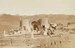 عکسی نایاب از قدیمی‌ترین مرکز پست قم