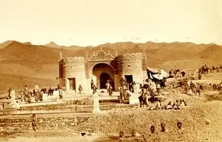 عکسی نایاب از قدیمی‌ترین مرکز پست قم