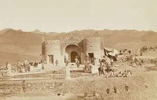 عکسی نایاب از قدیمی‌ترین مرکز پست قم