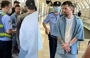 اقدام جالب یک پلیس بعد از دیدن لیونل مسی! + ویدئو