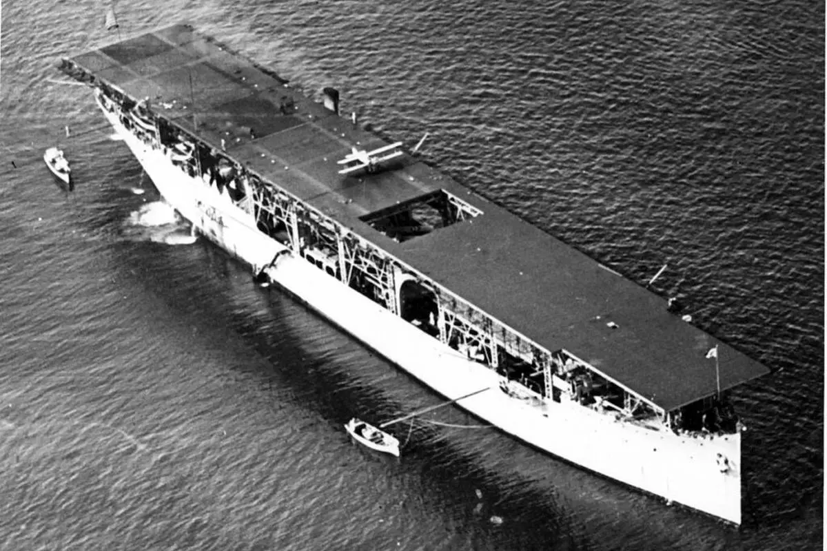 داستان USS Langley؛ اولین ناو هواپیمابر ایالات متحده که در جنگ جهانی دوم غرق شد