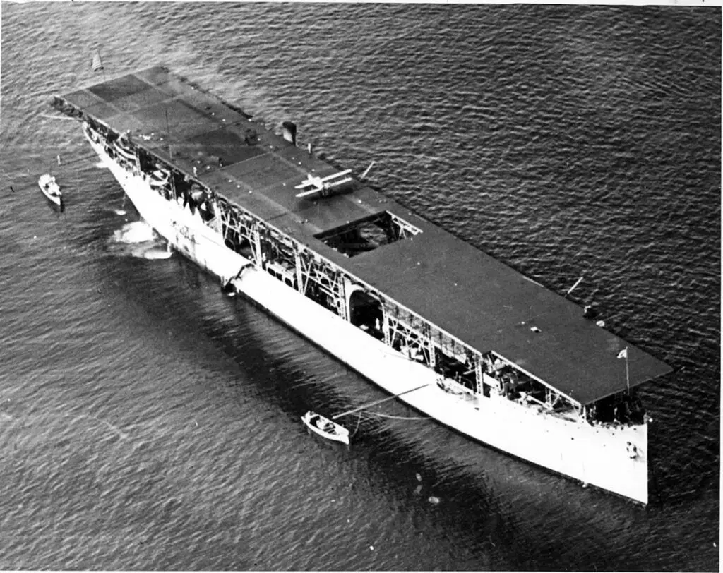 داستان USS Langley؛ اولین ناو هواپیمابر ایالات متحده که در جنگ جهانی دوم غرق شد