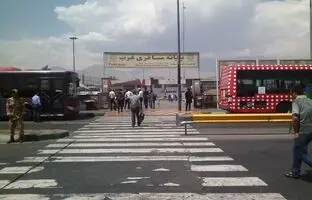 
ترمینال غرب تهران تعطیل شد
