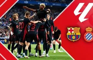 خلاصه بازی اسپانیول 0 - بارسلونا 2 + ویدئو