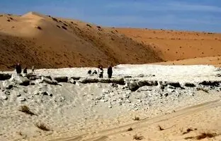 کشف ردپاهای 115 هزارسالۀ انسان در صحرای عربستان