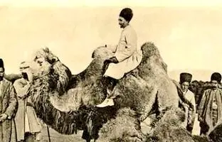 بیشترین ترافیک شترها در تهران قدیم در این خیابان بود + تصویر