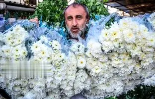(تصاویر) بازار گل در آخرین روزهای سال