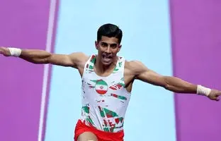 طلای تاریخی «الفتی» در ژیمناستیک قهرمانی آسیا + ویدئو
